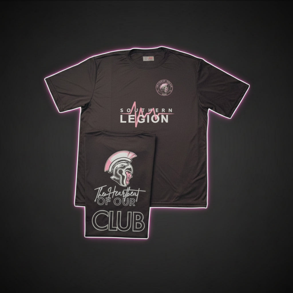 Black " Heart of our Club" T-shirt